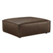 Restore Vegan Leather Modular Ottoman Espresso