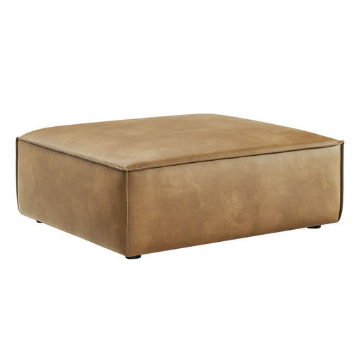 Restore Vegan Leather Modular Ottoman Toast