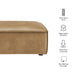 Restore Vegan Leather Modular Ottoman Toast