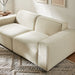 Restore 2-Piece Performance Fabric Upholstered Modular Loveseat Ecru