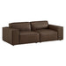 Restore 2-Piece Vegan Leather Modular Loveseat Espresso