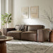Restore 2-Piece Vegan Leather Modular Loveseat Espresso