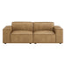 Restore 2-Piece Vegan Leather Modular Loveseat Toast