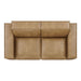 Restore 2-Piece Vegan Leather Modular Loveseat Toast