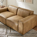Restore 2-Piece Vegan Leather Modular Loveseat Toast
