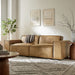 Restore 2-Piece Vegan Leather Modular Loveseat Toast