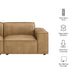 Restore 2-Piece Vegan Leather Modular Loveseat Toast