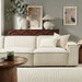Restore 3-Piece Performance Fabric Upholstered Modular Sofa Set Ecru