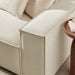 Restore 3-Piece Performance Fabric Upholstered Modular Sofa Set Ecru