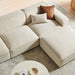 Restore 4-Piece Performance Fabric Upholstered Modular Sofa Set with Ottoman by Modway - top view