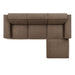 Restore 4-Piece Performance Fabric Upholstered Modular Sofa Set with Ottoman sectional sofa detail close-up