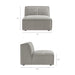 Restore 4-Piece Performance Fabric Upholstered Modular Sofa Set with Ottoman sectional sofa side view