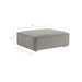Restore 4-Piece Performance Fabric Upholstered Modular Sofa Set with Ottoman sectional sofa lifestyle shot