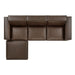 Restore 4-Piece Vegan Leather Modular Sofa Set with Ottoman by Modway - view 24