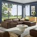 Restore 4-Piece Vegan Leather Modular Sofa Set with Ottoman by Modway - accessory view
