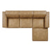 Restore 4-Piece Vegan Leather Modular Sofa Set with Ottoman by Modway - interior view