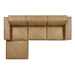 Restore 4-Piece Vegan Leather Modular Sofa Set with Ottoman by Modway - control panel detail