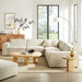 Restore 5-Piece Performance Fabric Upholstered Modular L-Shaped Sofa by Modway - front view
