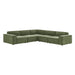 Restore 5-Piece Performance Fabric Upholstered Modular L-Shaped Sofa sectional sofa angle view