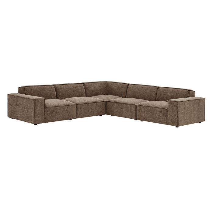 Restore 5-Piece Performance Fabric Upholstered Modular L-Shaped Sofa by Modway - view 26