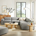 Restore 5-Piece Performance Fabric Upholstered Modular L-Shaped Sofa sectional sofa