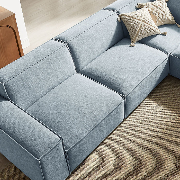 Restore 5-Piece Performance Fabric Upholstered Modular L-Shaped Sofa by Modway - view 21