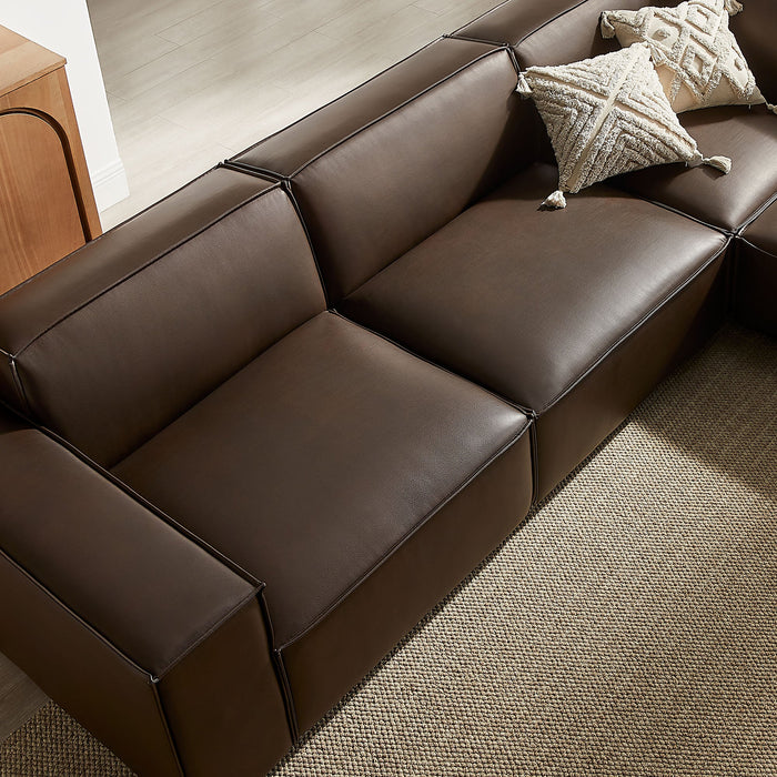 Restore 5-Piece Vegan Leather Modular L-Shaped Sofa by Modway - view 19