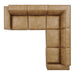 Restore 5-Piece Vegan Leather Modular L-Shaped Sofa by Modway - interior view