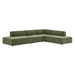 Restore 4-Piece Performance Fabric Upholstered Modular L-Shaped Armless Sectional Sofa by Modway - view 26