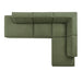 Restore 4-Piece Performance Fabric Upholstered Modular L-Shaped Armless Sectional Sofa sectional sofa lifestyle shot