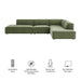 Restore 4-Piece Performance Fabric Upholstered Modular L-Shaped Armless Sectional Sofa by Modway - view 27