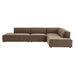 Restore 4-Piece Performance Fabric Upholstered Modular L-Shaped Armless Sectional Sofa sectional sofa detail close-up