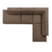 Restore 4-Piece Performance Fabric Upholstered Modular L-Shaped Armless Sectional Sofa sectional sofa lifestyle shot