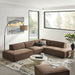 Restore 4-Piece Performance Fabric Upholstered Modular L-Shaped Armless Sectional Sofa sectional sofa