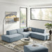 Restore 4-Piece Performance Fabric Upholstered Modular L-Shaped Armless Sectional Sofa by Modway - accessory view