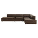Restore 4-Piece Vegan Leather Modular L-Shaped Armless Sectional Sofa by Modway - view 21