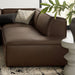 Restore 4-Piece Vegan Leather Modular L-Shaped Armless Sectional Sofa by Modway - view 19