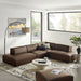 Restore 4-Piece Vegan Leather Modular L-Shaped Armless Sectional Sofa by Modway - control panel detail