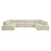 Restore 6-Piece Performance Fabric Upholstered U-Shaped Sectional Sofa by Modway - interior view