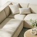Restore 6-Piece Performance Fabric Upholstered U-Shaped Sectional Sofa by Modway - top view