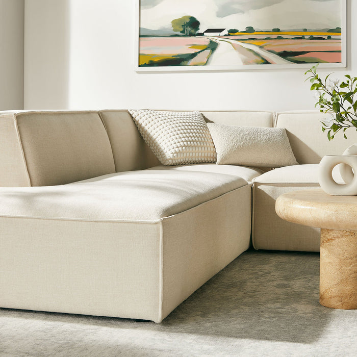 Restore 6-Piece Performance Fabric Upholstered U-Shaped Sectional Sofa by Modway - feature highlight