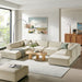 Restore 6-Piece Performance Fabric Upholstered U-Shaped Sectional Sofa by Modway - front view