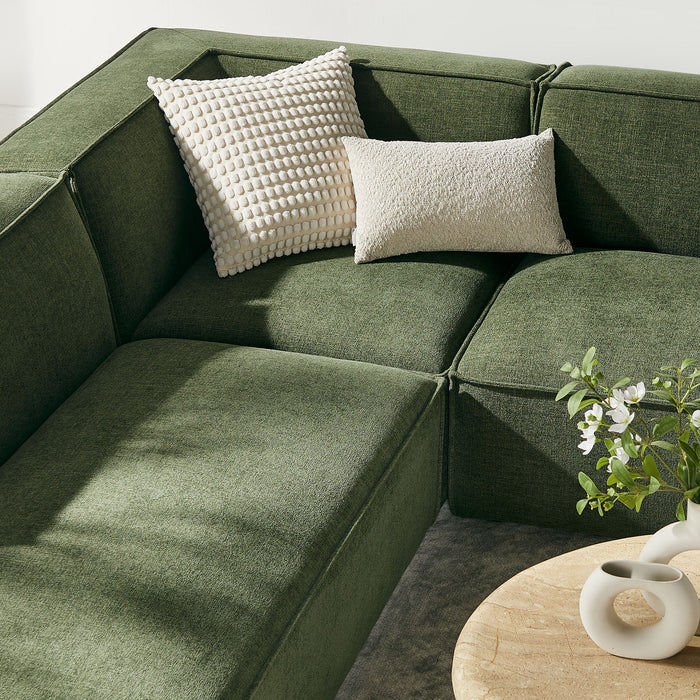 Restore 6-Piece Performance Fabric Upholstered U-Shaped Sectional Sofa sectional sofa side view