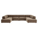 Restore 6-Piece Performance Fabric Upholstered U-Shaped Sectional Sofa sectional sofa back view