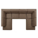 Restore 6-Piece Performance Fabric Upholstered U-Shaped Sectional Sofa sectional sofa seating detail