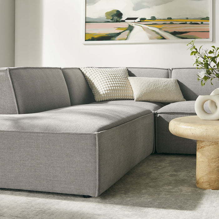 Restore 6-Piece Performance Fabric Upholstered U-Shaped Sectional Sofa sectional sofa