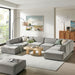 Restore 6-Piece Performance Fabric Upholstered U-Shaped Sectional Sofa by Modway - view 25