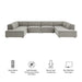 Restore 6-Piece Performance Fabric Upholstered U-Shaped Sectional Sofa by Modway - view 27