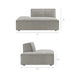 Restore 6-Piece Performance Fabric Upholstered U-Shaped Sectional Sofa by Modway - view 29