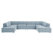 Restore 6-Piece Performance Fabric Upholstered U-Shaped Sectional Sofa by Modway - view 23